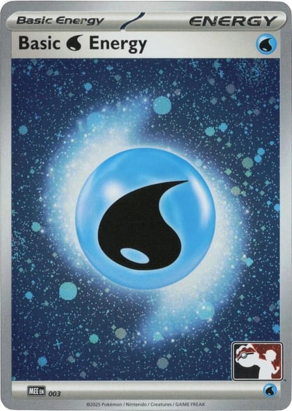Basic Water Energy - MEE 003 (Cosmos Holo), Prize Pack Series Cards 003