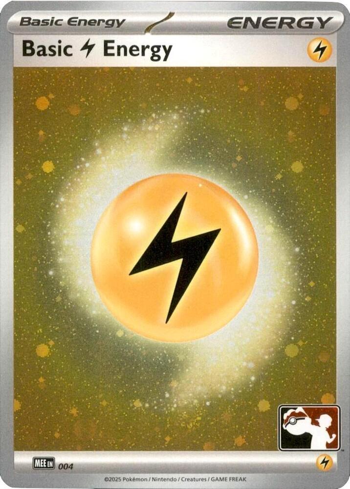 Basic Lightning Energy - MEE 004 (Cosmos Holo), Prize Pack Series Cards 004