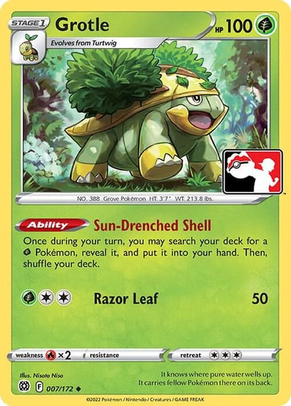 Grotle - 007/172, Prize Pack Series Cards 007/172