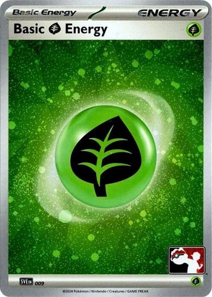 Basic Grass Energy - 009 (Cosmos Holo), Prize Pack Series Cards 009