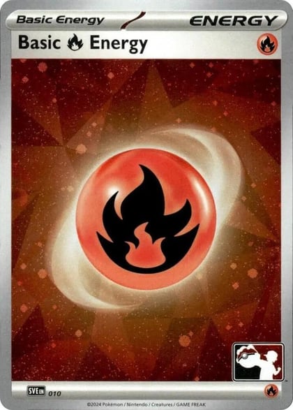 Basic Fire Energy - 010 (Cosmos Holo), Prize Pack Series Cards 010