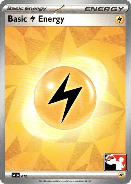 Basic Lightning Energy - 012, Prize Pack Series Cards 012