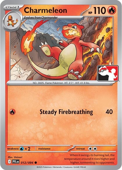Charmeleon - 012/094, Prize Pack Series Cards 012/094
