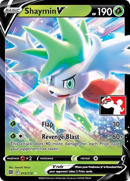 Shaymin V - 013/172, Prize Pack Series Cards 013/172