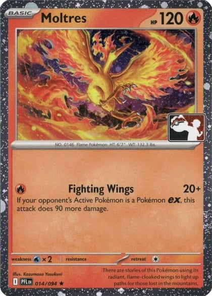 Moltres - 014/094 (Cosmos Holo), Prize Pack Series Cards 014/094