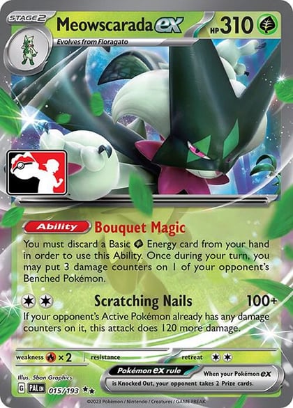 Meowscarada ex - 015/193, Prize Pack Series Cards 015/193