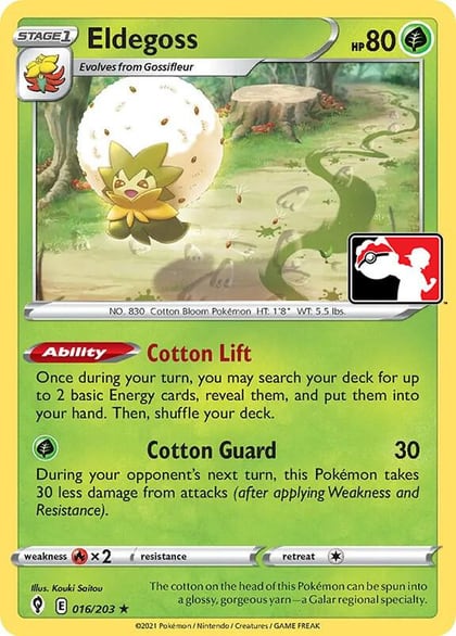 Eldegoss - 016/203, Prize Pack Series Cards 016/203