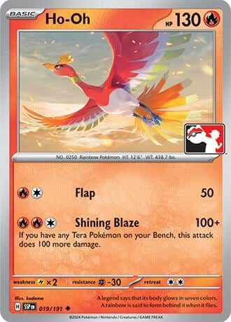 Ho-Oh - 019/191, Prize Pack Series Cards 019/191