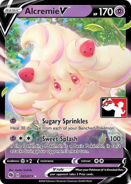 Alcremie V - 022/073, Prize Pack Series Cards 022/073