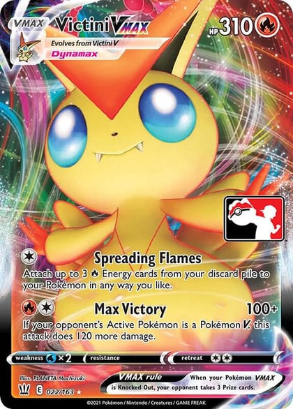 Victini VMAX - 022/163, Prize Pack Series Cards 022/163