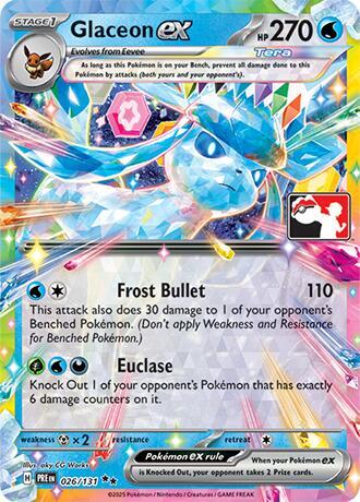 Glaceon ex - 026/131, Prize Pack Series Cards 026/131