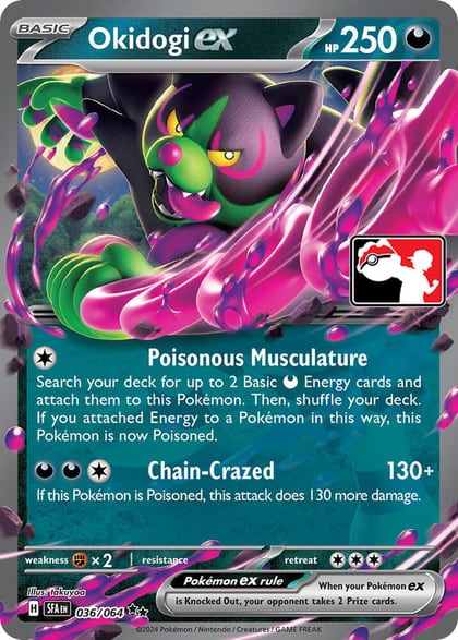 Okidogi ex - 036/064, Prize Pack Series Cards 036/064