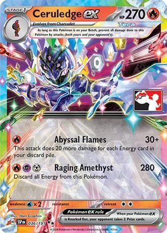 Ceruledge ex - 036/191, Prize Pack Series Cards 036/191