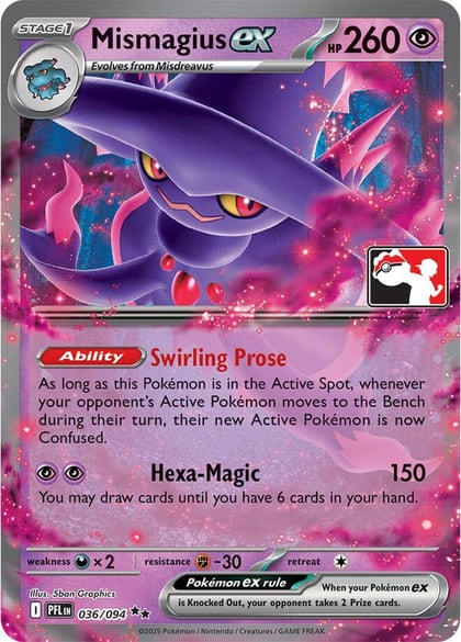 Mismagius ex - 036/094, Prize Pack Series Cards 036/094