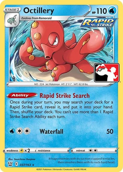 Octillery - 037/163, Prize Pack Series Cards 037/163