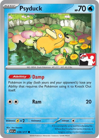 Psyduck - 039/217, Prize Pack Series Cards 039/217