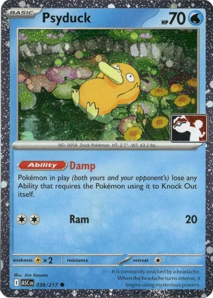 Psyduck - 039/217 (Cosmos Holo), Prize Pack Series Cards 039/217