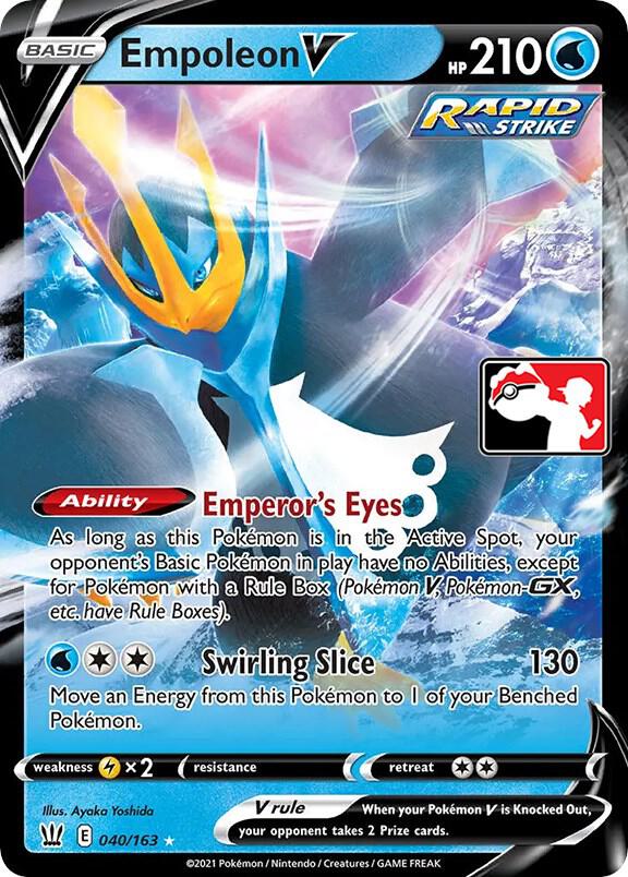 Empoleon V - 040/163, Prize Pack Series Cards 040/163