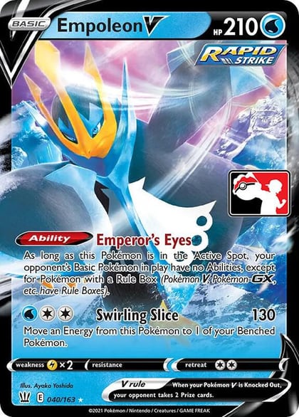 Empoleon V - 040/163, Prize Pack Series Cards 040/163