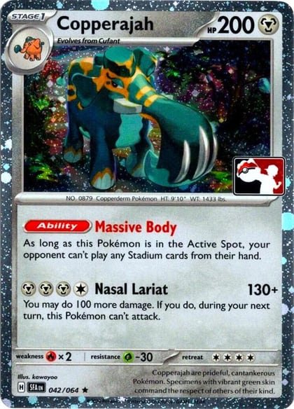 Copperajah - 042/064 (Cosmos Holo), Prize Pack Series Cards 042/064