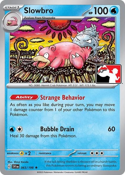 Slowbro - 043/198, Prize Pack Series Cards 043/198