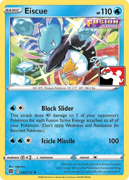 Eiscue - 044/172, Prize Pack Series Cards 044/172