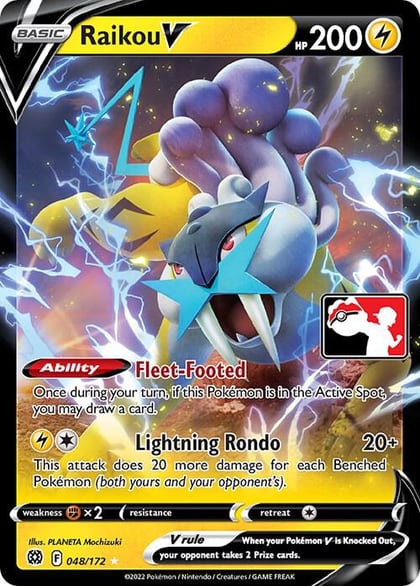 Raikou V - 048/172, Prize Pack Series Cards 048/172