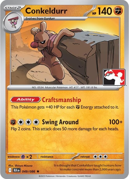 Conkeldurr - 049/086, Prize Pack Series Cards 049/086