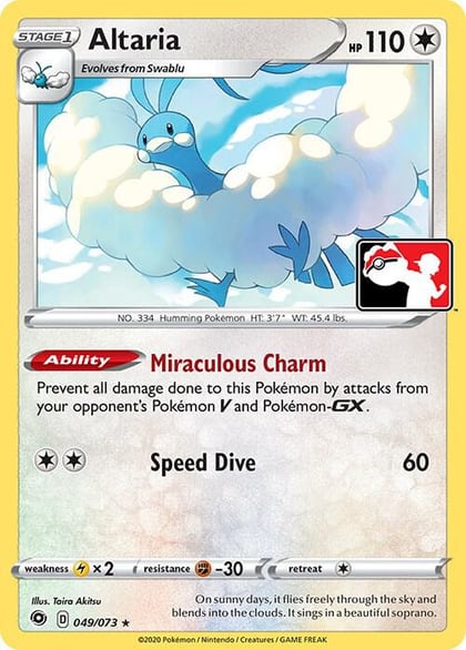 Altaria - 049/073, Prize Pack Series Cards 049/073