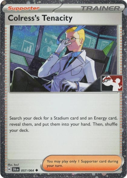 Colress's Tenacity - 057/064 (Cosmos Holo), Prize Pack Series Cards 057/064