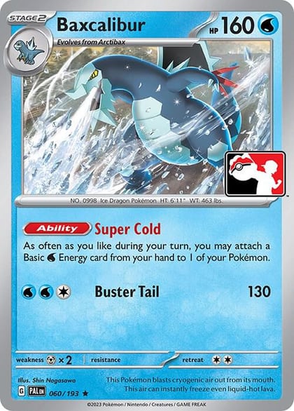 Baxcalibur - 060/193, Prize Pack Series Cards 060/193