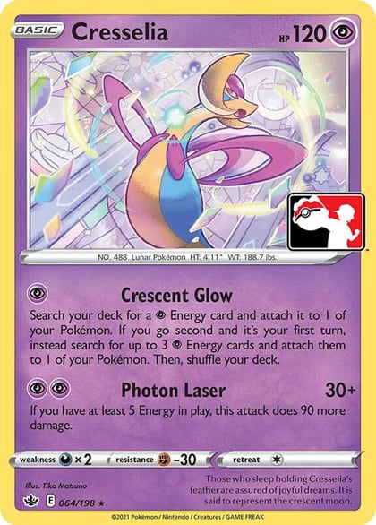 Cresselia - 064/198, Prize Pack Series Cards 064/198