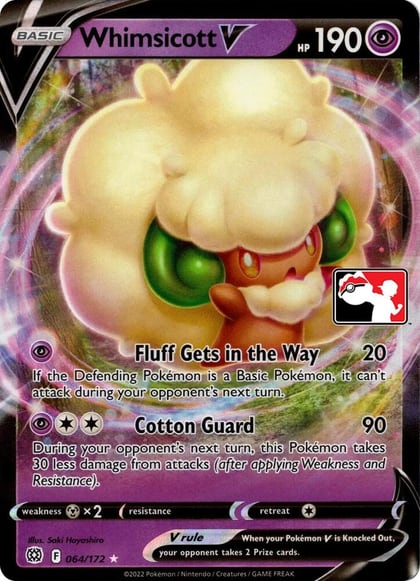 Whimsicott V - 064/172, Prize Pack Series Cards 064/172