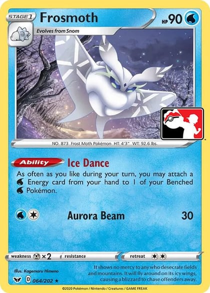 Frosmoth - 064/202, Prize Pack Series Cards 064/202