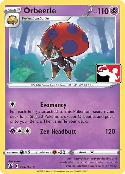 Orbeetle - 065/163, Prize Pack Series Cards 065/163