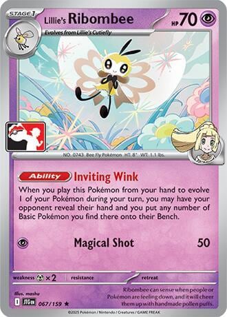Lillie's Ribombee - 067/159, Prize Pack Series Cards 067/159