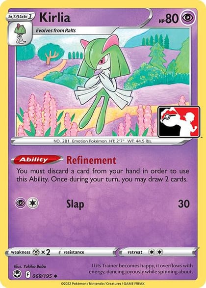 Kirlia - 068/195, Prize Pack Series Cards 068/195