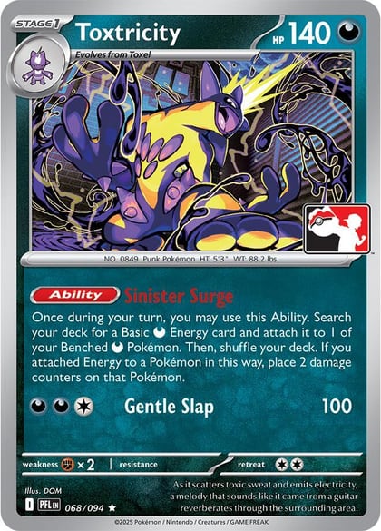 Toxtricity - 068/094, Prize Pack Series Cards 068/094