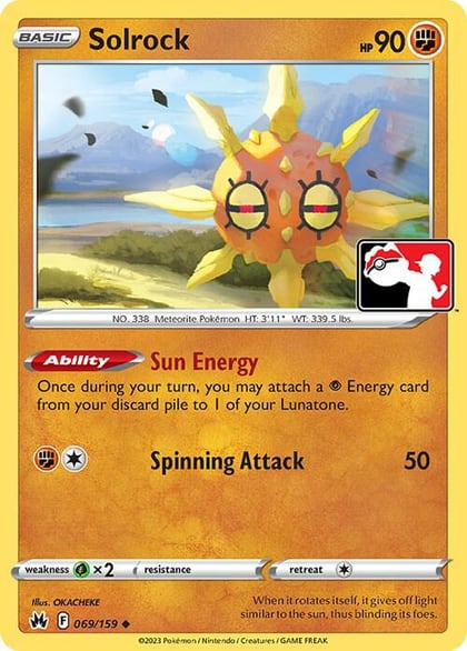 Solrock - 069/159, Prize Pack Series Cards 069/159