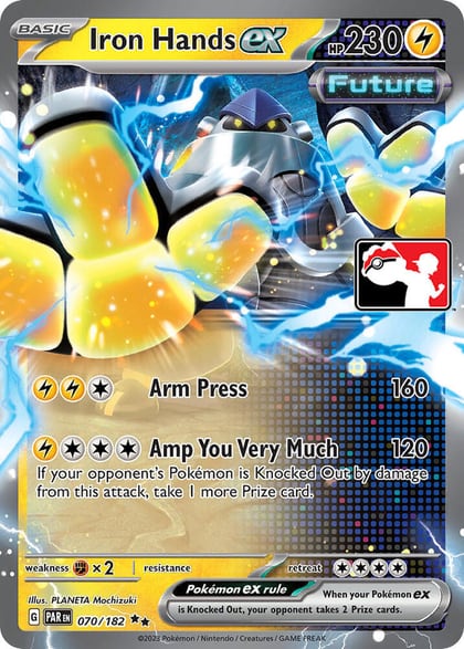 Iron Hands ex - 070/182, Prize Pack Series Cards 070/182