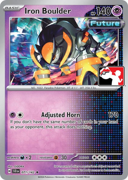 Iron Boulder - 071/142, Prize Pack Series Cards 071/142