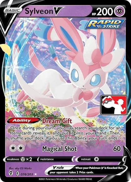 Sylveon V - 074/203, Prize Pack Series Cards 074/203
