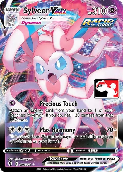 Sylveon VMAX - 075/203, Prize Pack Series Cards 075/203