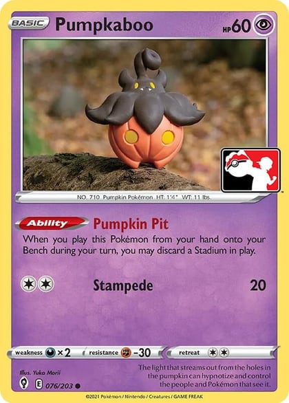 Pumpkaboo - 076/203, Prize Pack Series Cards 076/203
