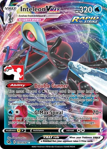 Inteleon VMAX - 079/264, Prize Pack Series Cards 079/264