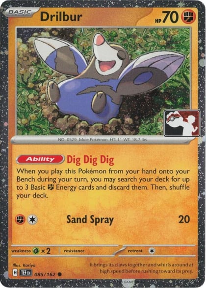 Drilbur - 085/162 (Cosmos Holo), Prize Pack Series Cards 085/162