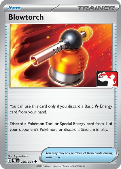 Blowtorch - 086/094, Prize Pack Series Cards 086/094