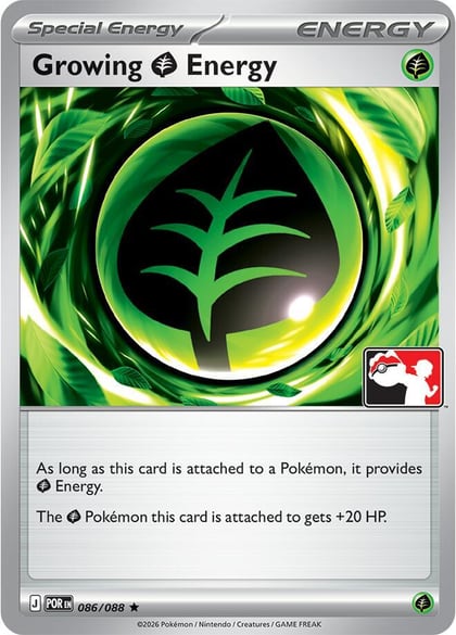 Growing Grass Energy - 086/088, Prize Pack Series Cards 086/088