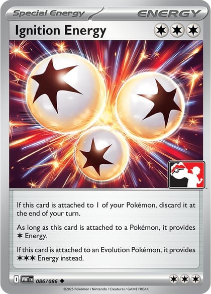 Ignition Energy - 086/086, Prize Pack Series Cards 086/086