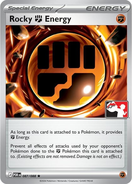 Rocky Fighting Energy - 087/088, Prize Pack Series Cards 087/088